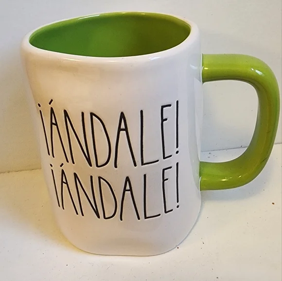 Rae Dunn Looney Tunes Speedy Gonzales Andale! Andale! Double Sided Mug 2022 - Picture 2 of 5